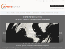Tablet Screenshot of granitecenterva.com